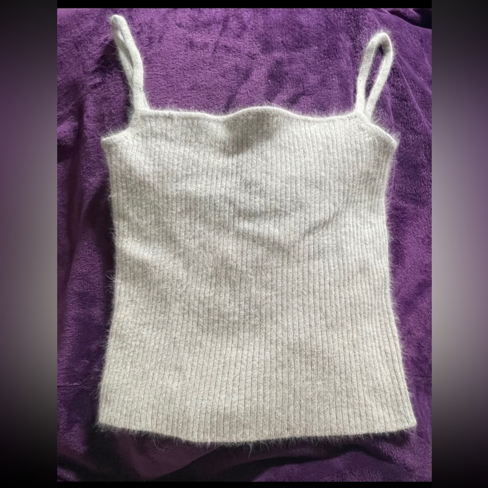 RALPH LAUREN crop tank top - Gray -size Large